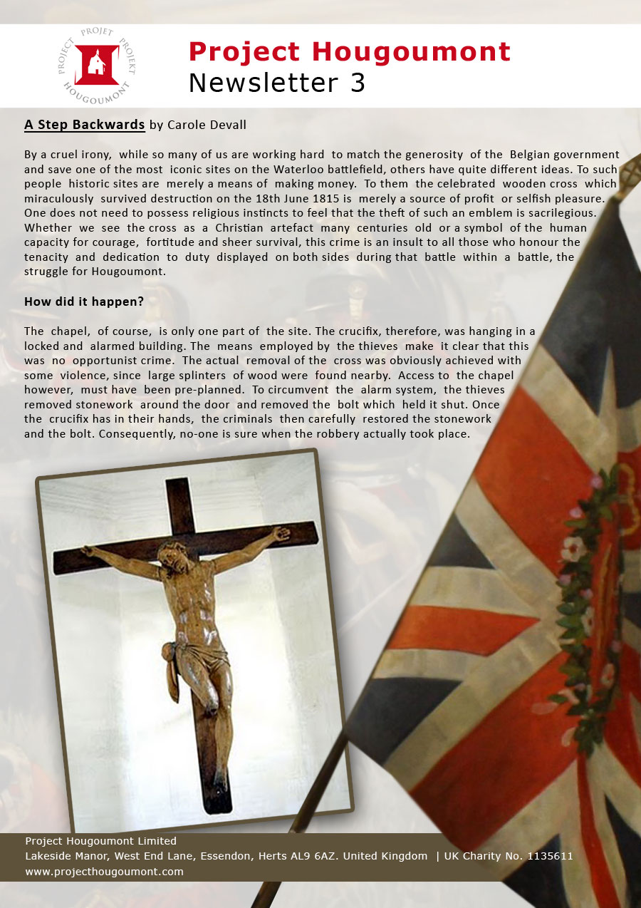 Project Hougoumont Newsletter 2
