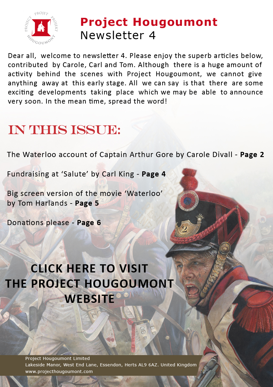 Project Hougoumont Newsletter 2