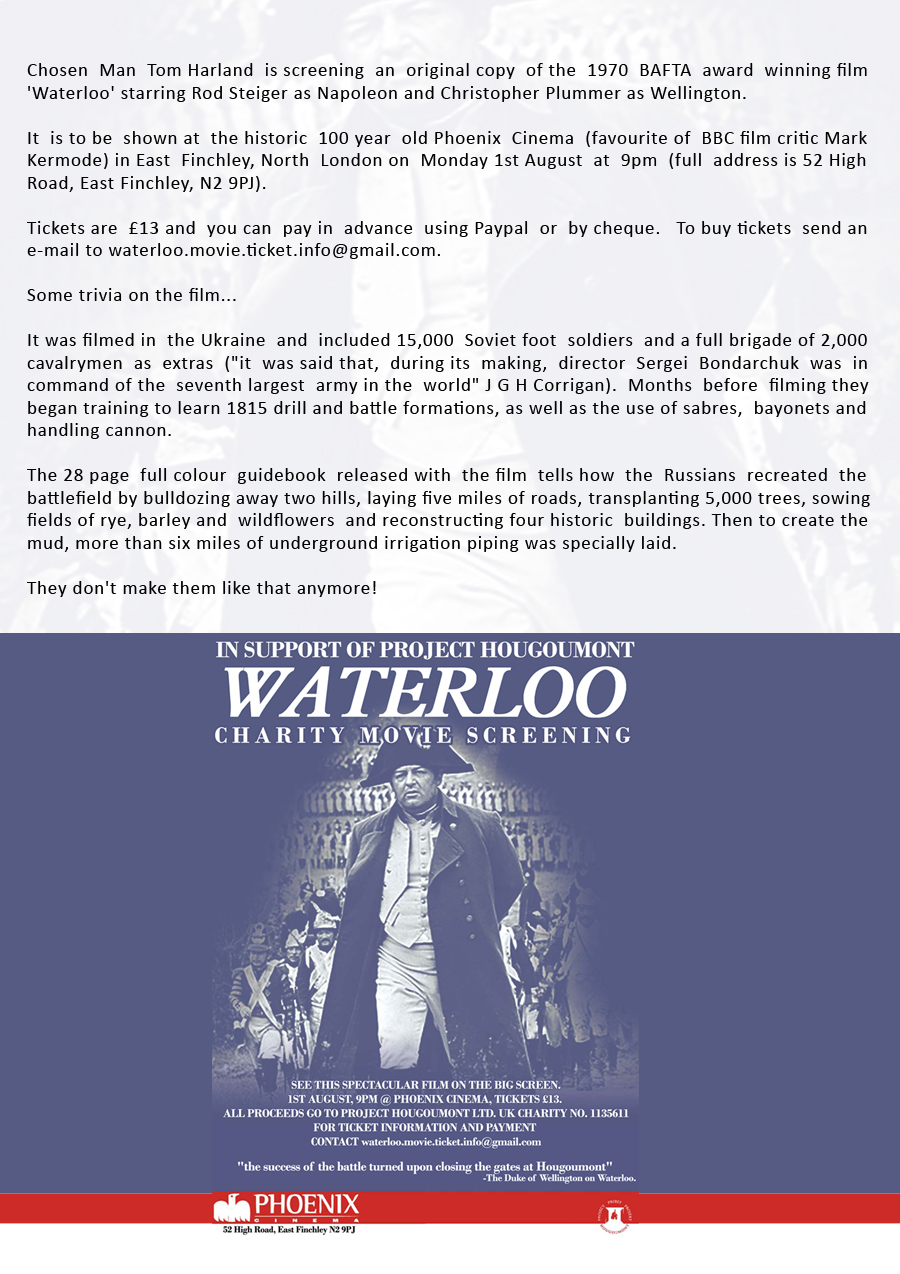 Project Hougoumont Newsletter 4